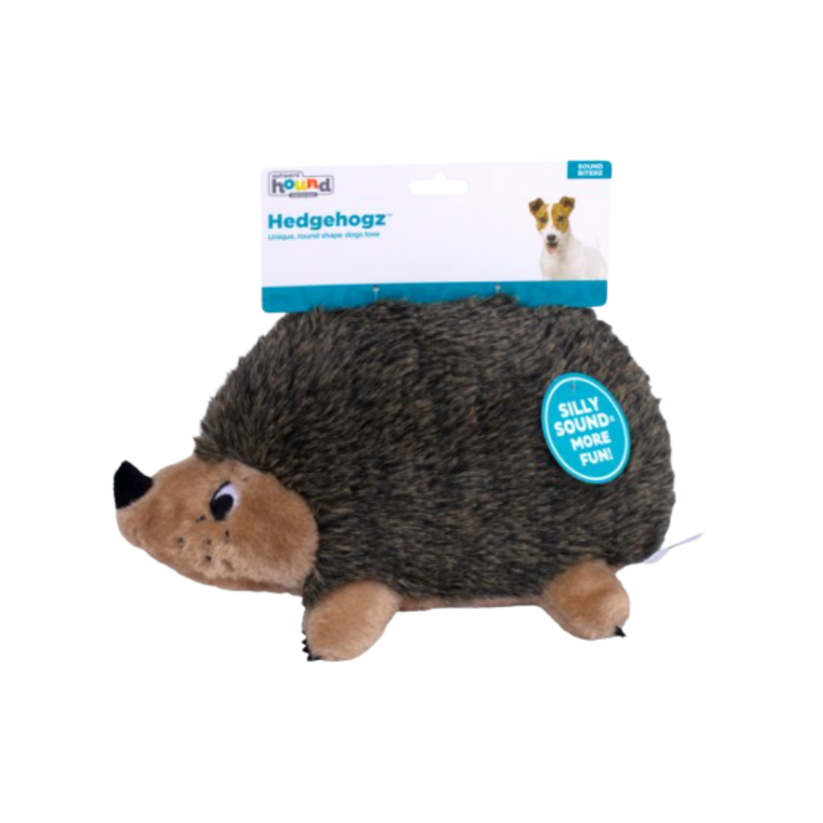 Outward Hound Hedgehogz Grunting Plush Dog Toy