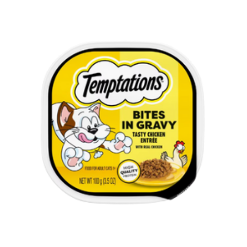Whiskas Temptations Tasty Chicken Flavor Bites in Gravy Wet Cat Food