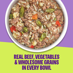 Wellness Protein Bowls Adult Whole Grains Beef, Potato & Green Beans Fresh Alternative Dog Food