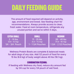 Wellness Protein Bowls Adult Whole Grains Beef, Potato & Green Beans Fresh Alternative Dog Food