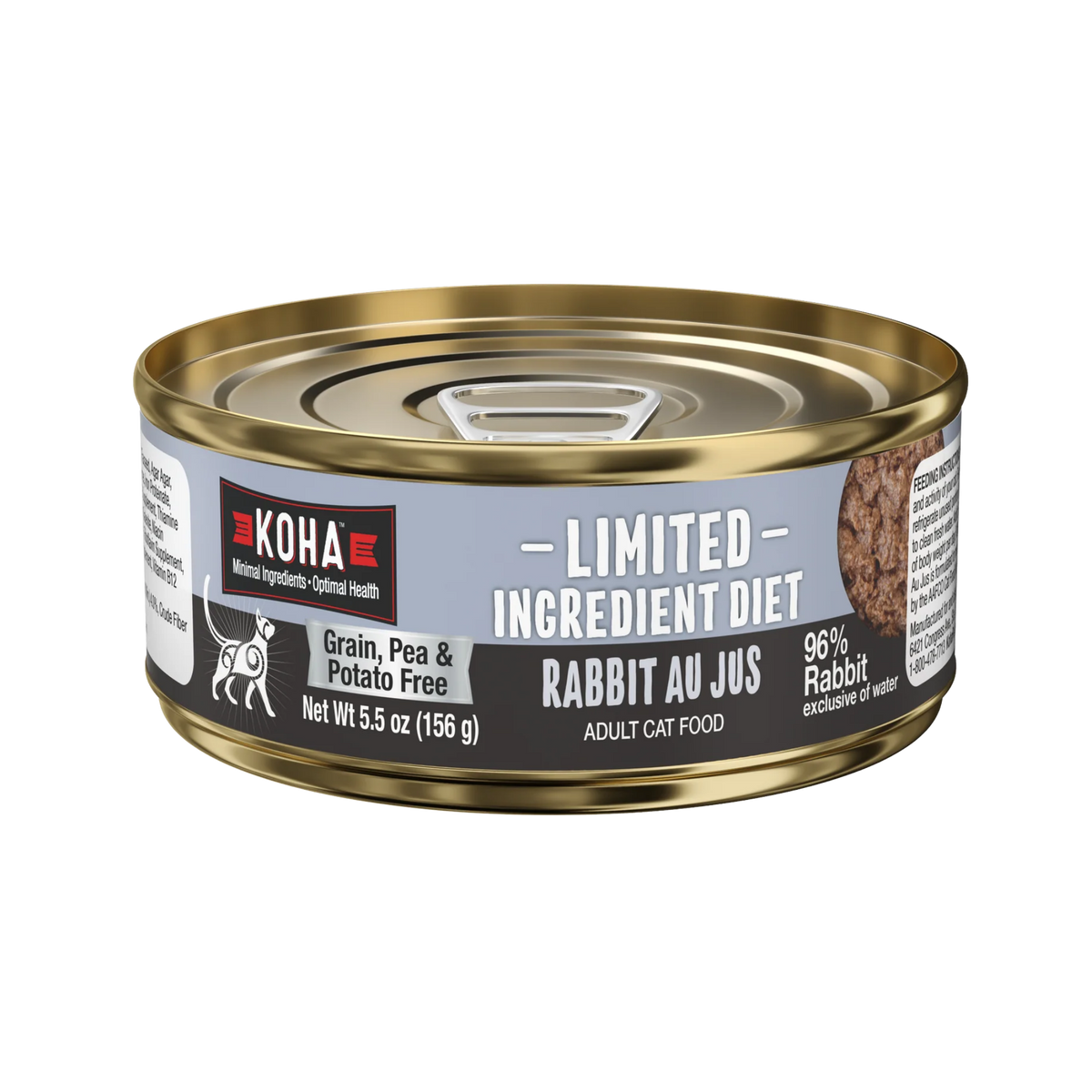 Koha Limited Ingredient Diet Rabbit Au Jus Canned Cat Food