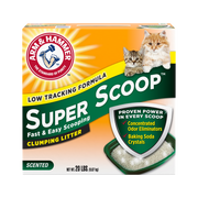Arm & Hammer Super Scoop Scented Clumping Clay Cat Litter 20 lb