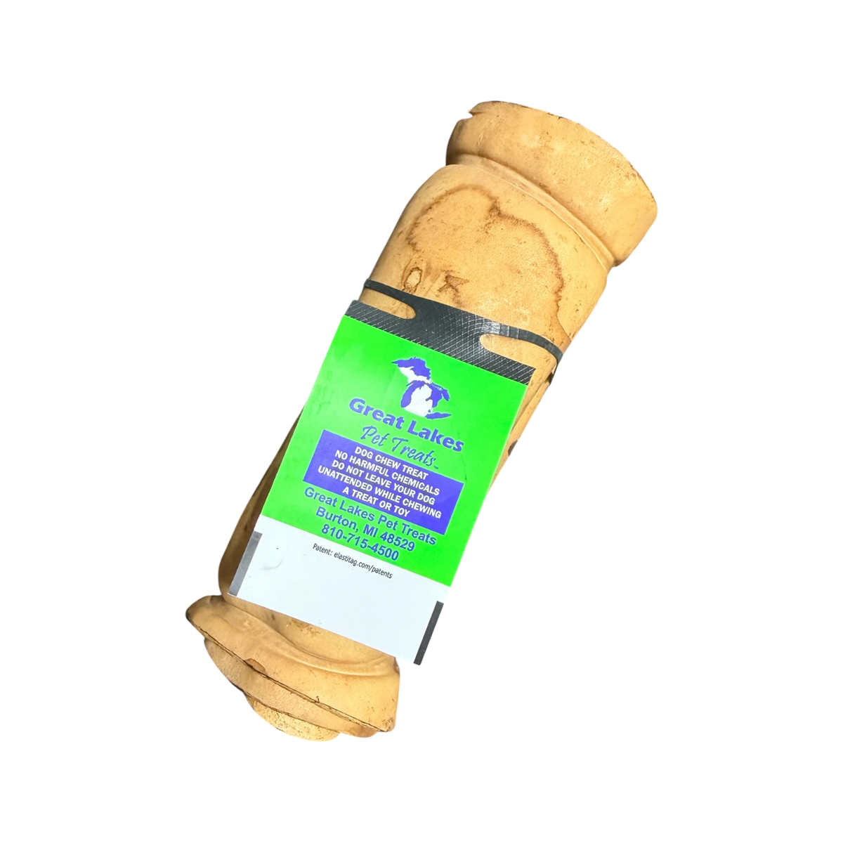 Great Lakes Cow Cheek Peanut Butter Natural Dog Chew