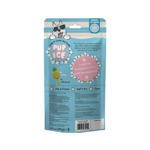 Nothin' To Hide Fruity Lollies Pineapple Dog Chew Treat 3 pk