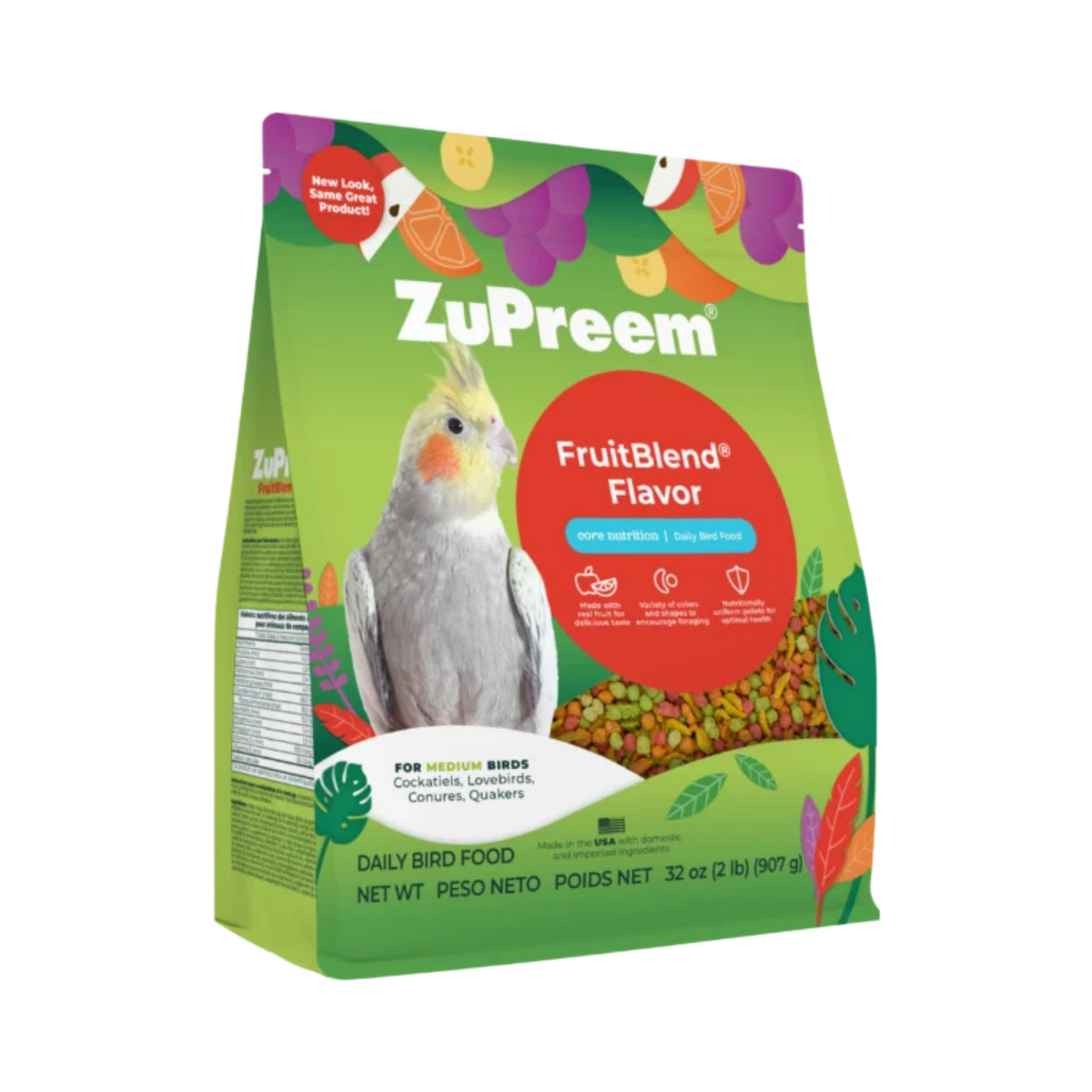 Zupreem FruitBlend Flavor for Medium Birds