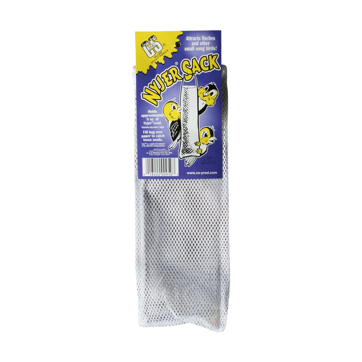 C & S Finch Thistle Seed Sack Wild Bird Feeder