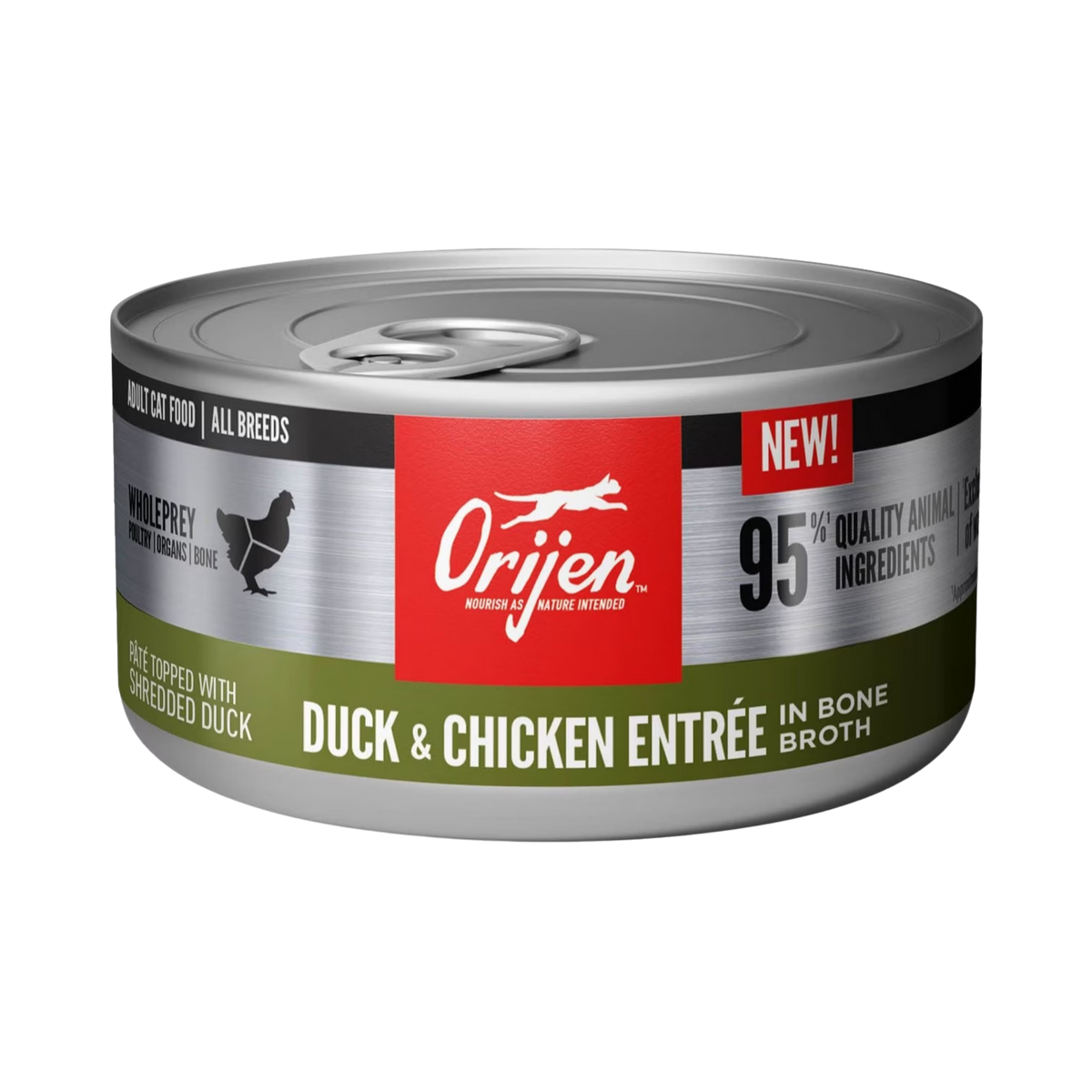 Orijen Duck & Chicken Entrée Wet Food for Adult Cats