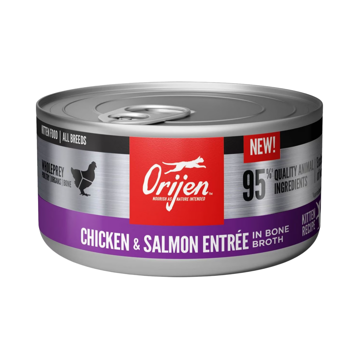 Orijen Chicken & Salmon Entrée Wet Food for Kittens