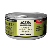 Acana Premium Pate, Lamb & Lamb Liver Recipe Wet Food for Adult Cats