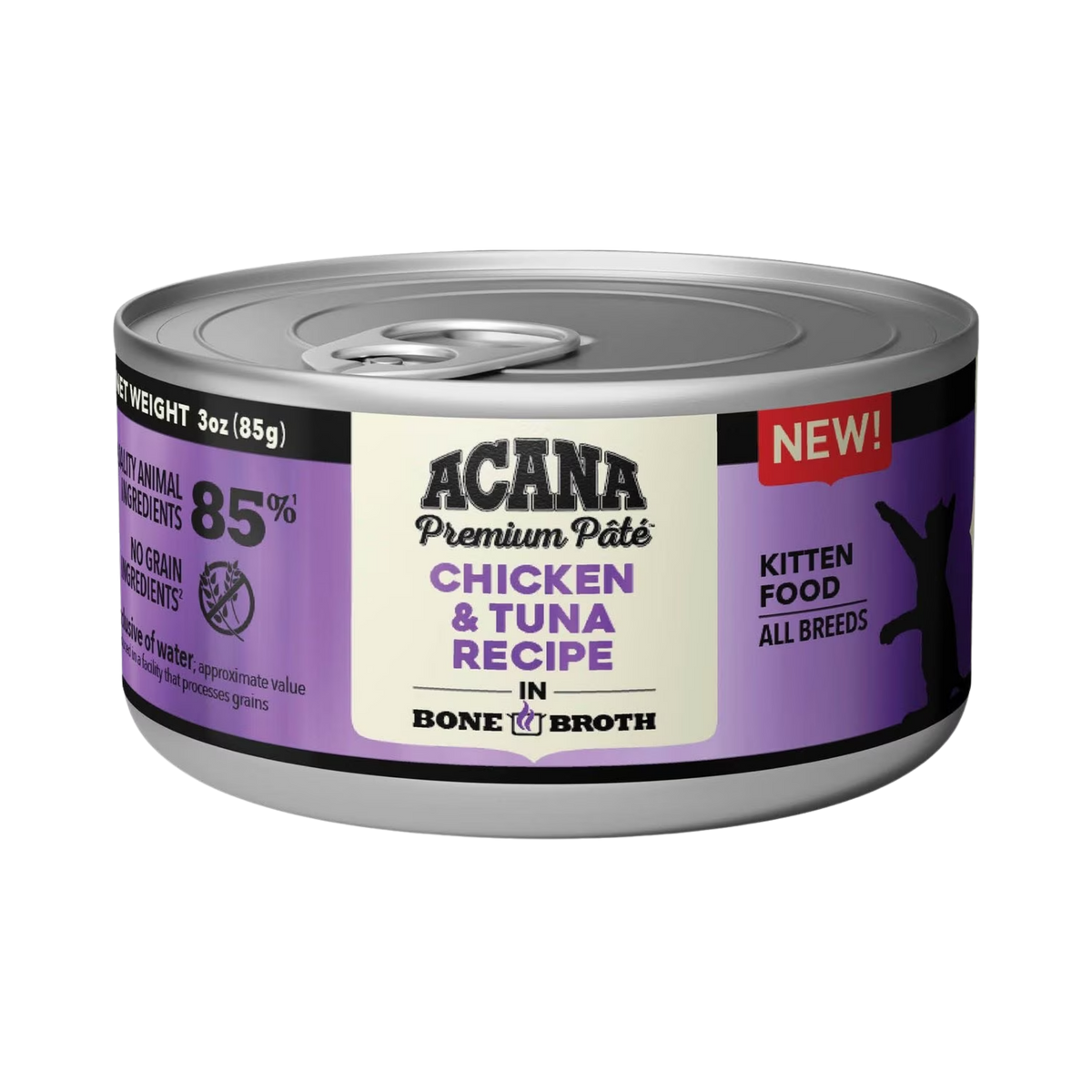Acana Chicken & Tuna Recipe in Bone Broth for Kittens Wet Cat Food