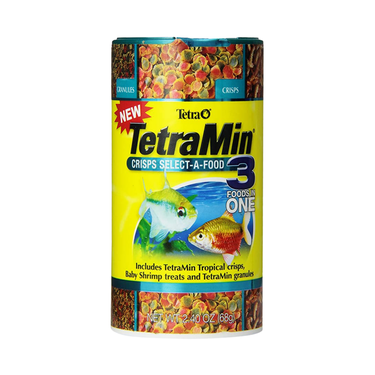 Tetra Min Crisps Select-A-Food 2.4 oz