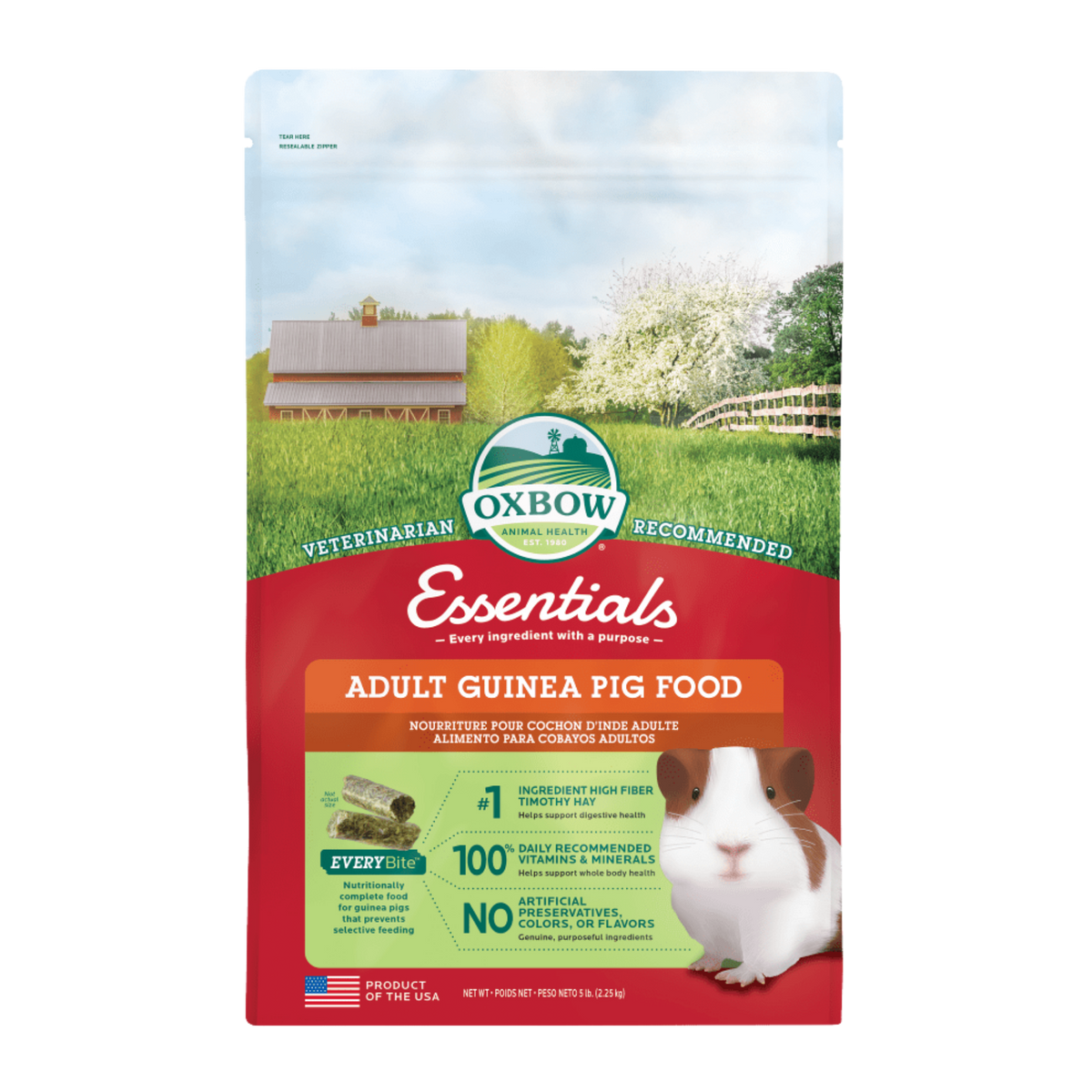 Oxbow Essentials Adult Guinea Pig Food