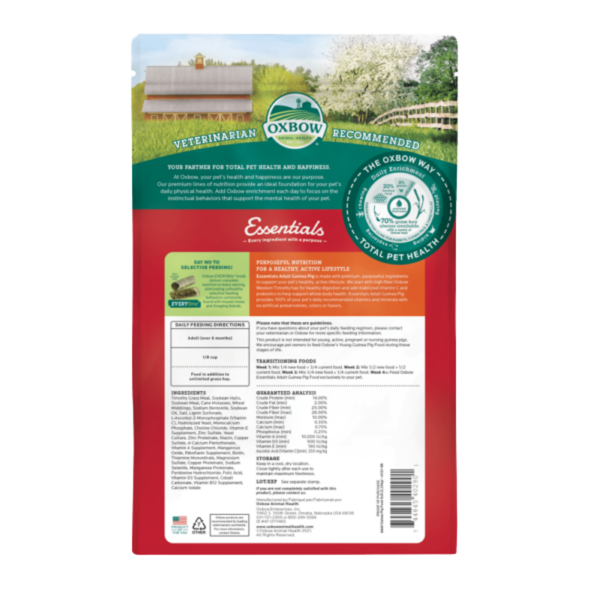 Oxbow Essentials Adult Guinea Pig Food