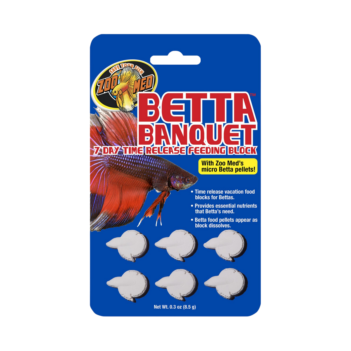 Zoo Med Betta Banquet Food 6 pk