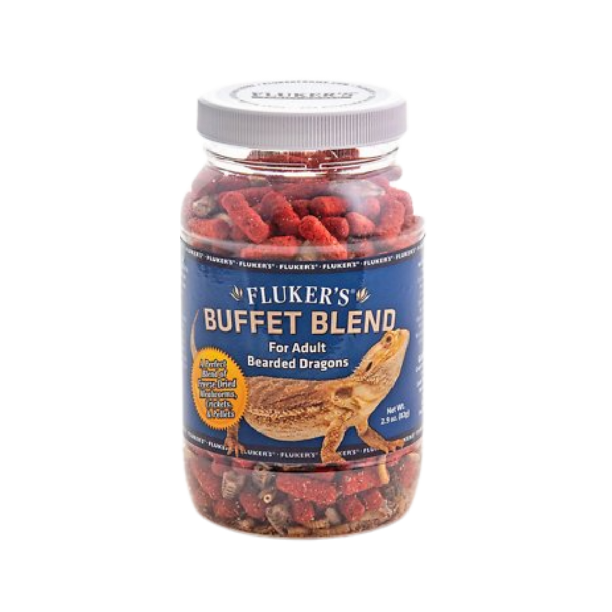 Fluker's Buffet Blend Adult Bearded Dragon Pellets 2.9 oz