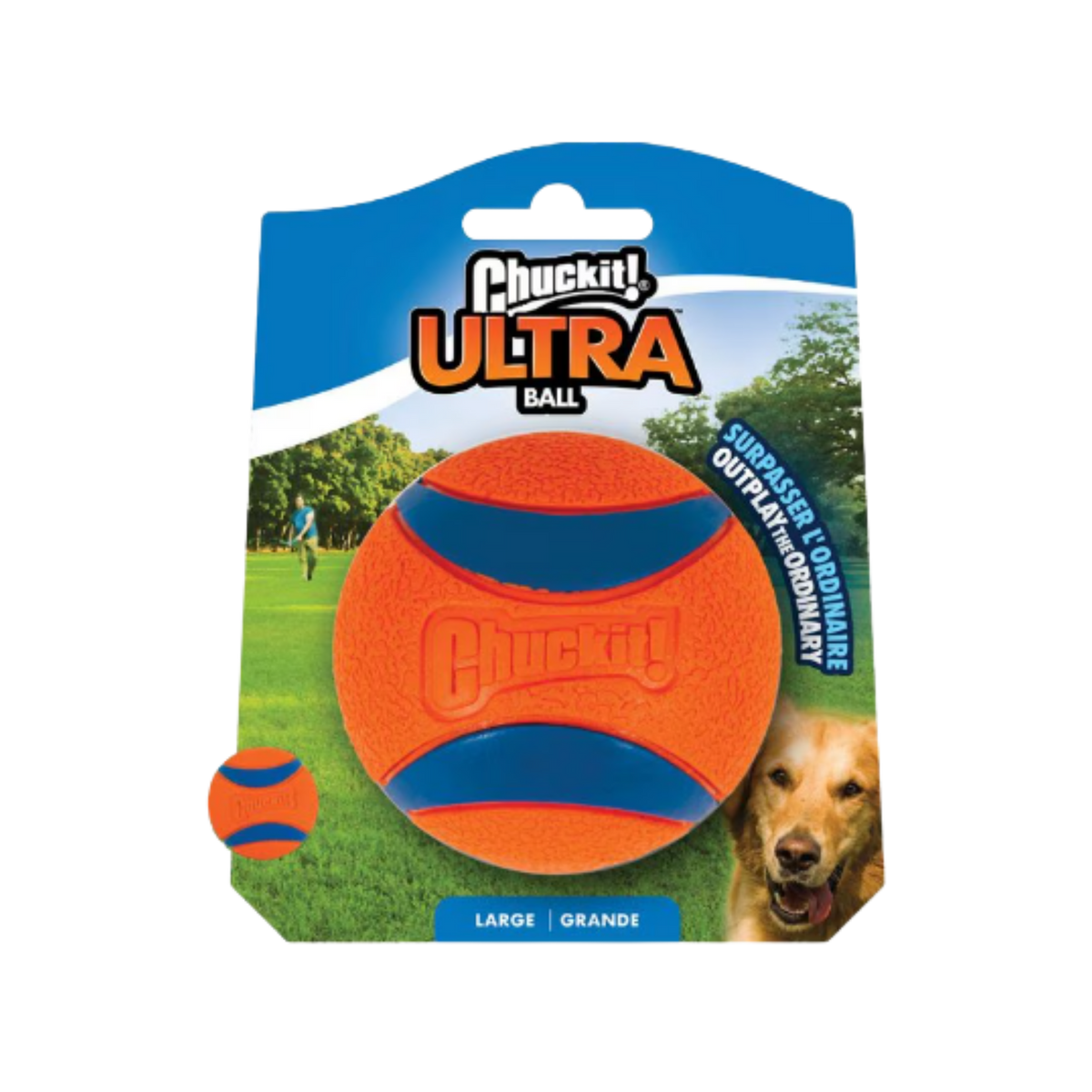 Chuckit! Ultra Rubber Ball Tough Dog Toy L