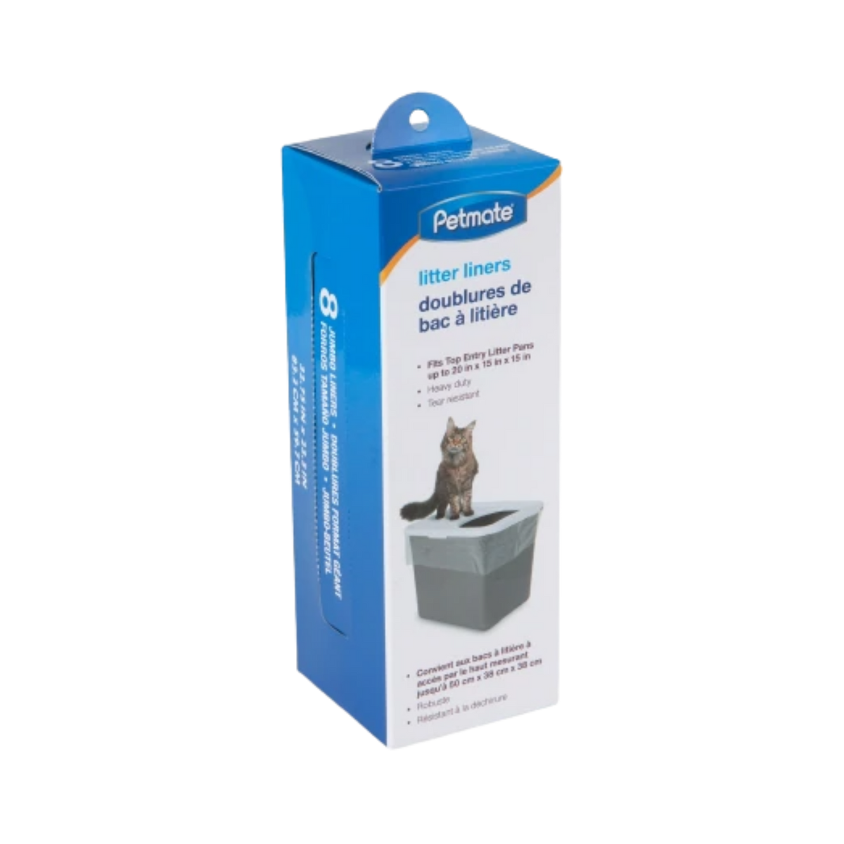 Petmate Top Entry Litter Box Liner 8 ct