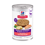 Hill's Science Diet Adult Sensitive Stomach & Skin Salmon & Vegetable Entree Canned Dog Food