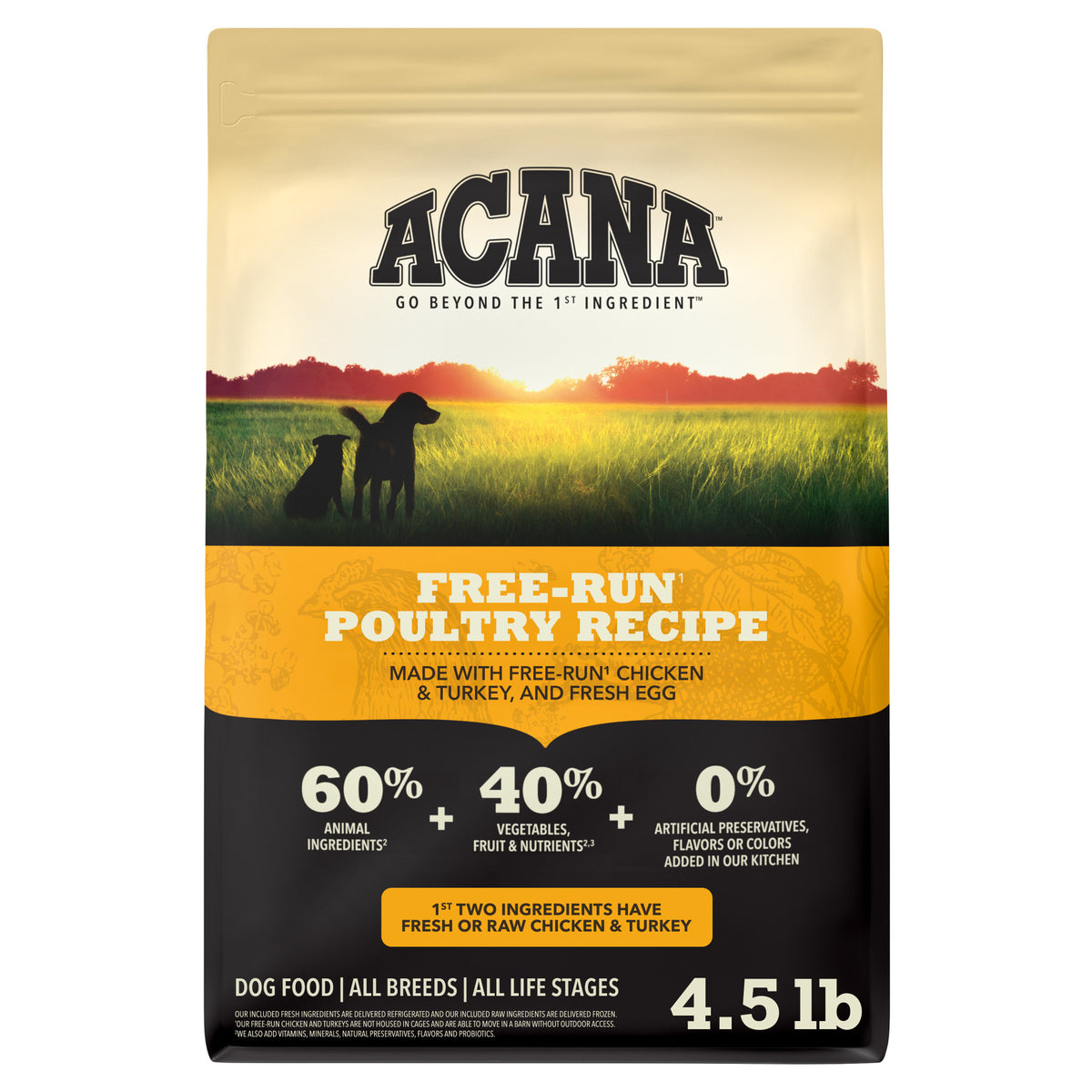 Acana Free-Run Poultry Formula Grain-Free Dry Dog Food