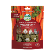 Oxbow Simple Rewards Baked Treats with Carrot & Dill for Small Animals 3 oz