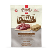 Primal Raw Frozen Patties Vension Formula Dog Food 6 lb