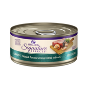 Wellness CORE Signature Selects Flaked Skipjack Tuna & Shrimp Entrée in Broth Canned Cat Food