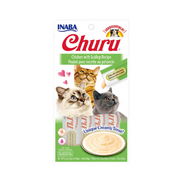 Inaba Churu Chicken & Chicken With Scallop Puree Variety Pack Creamy Cat Treat 10 pk