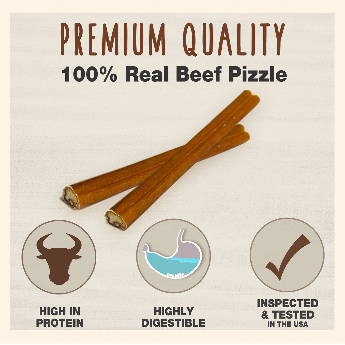 Cadet 6in Bully Sticks For Dogs 5.2oz