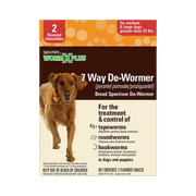 Sentry HC WormX Plus Flavored Broad Spectrum De-Wormer for Dogs, 2 ct