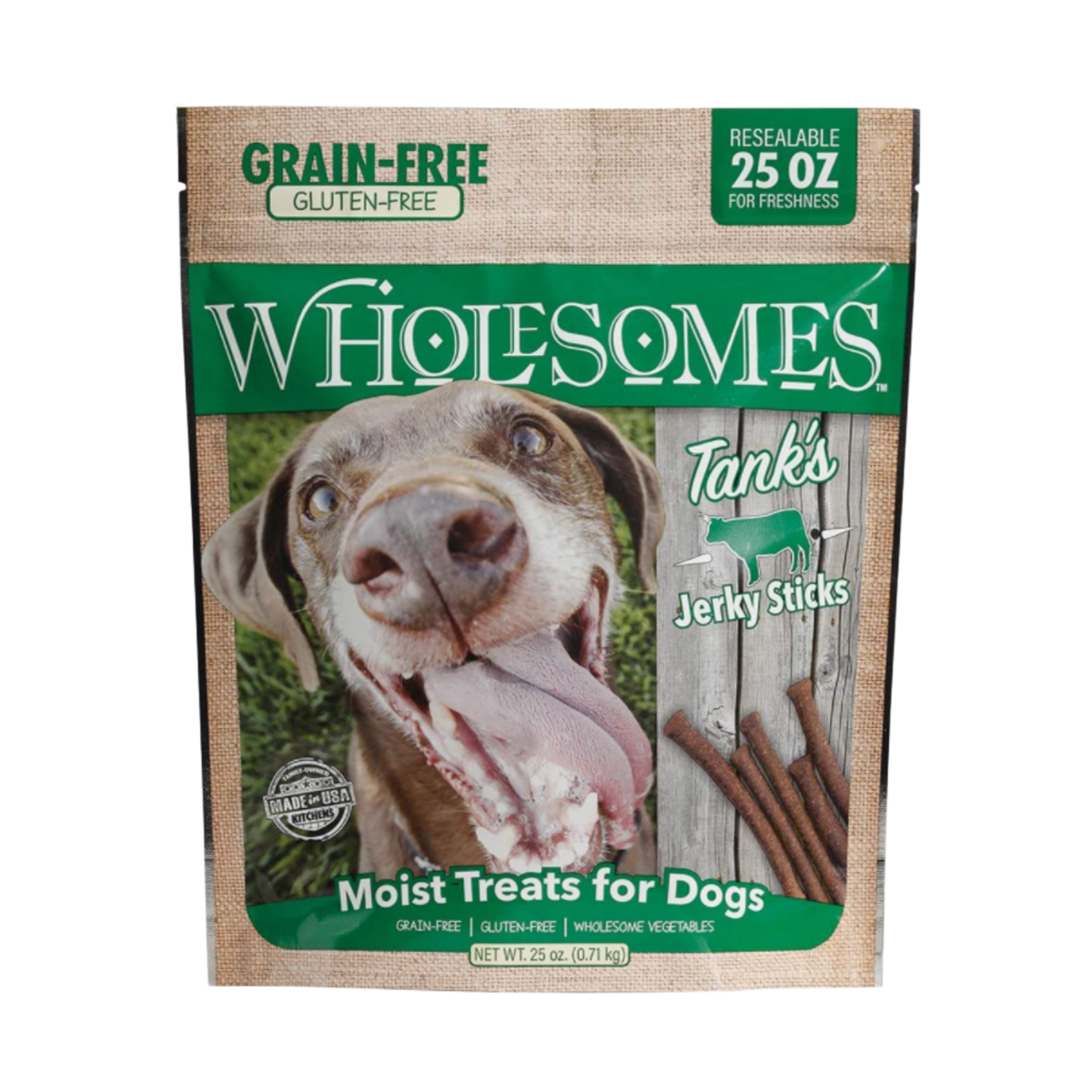 Wholesomes Tank's Jerky Sticks Dog Treats 25 oz