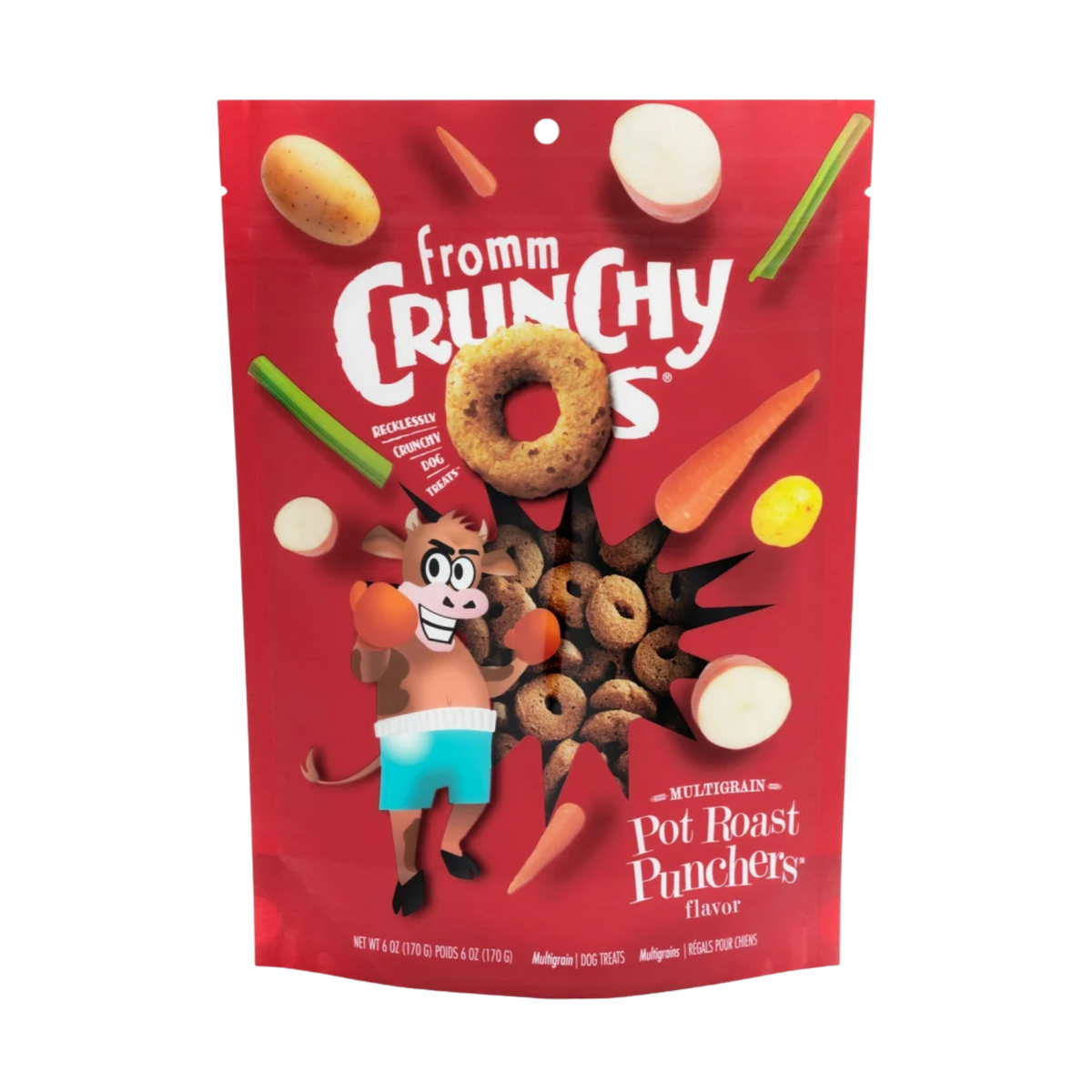 Fromm Crunchy Os Pot Roast Punchers Dog Treats 6 oz