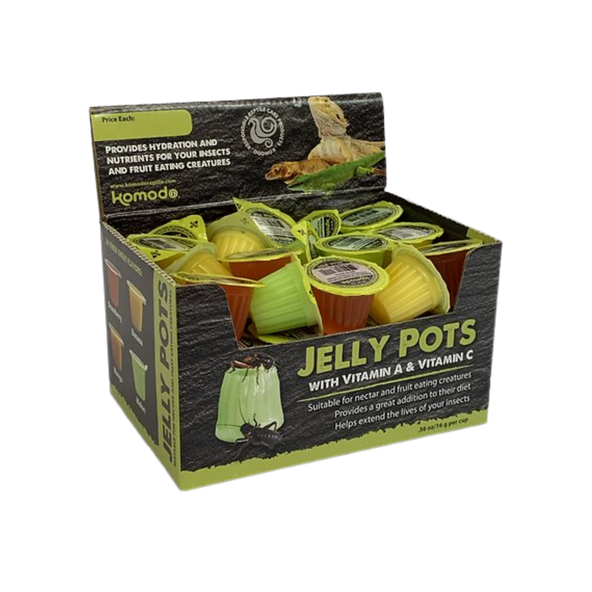 Komodo Jelly Pots Fruit 16 gm