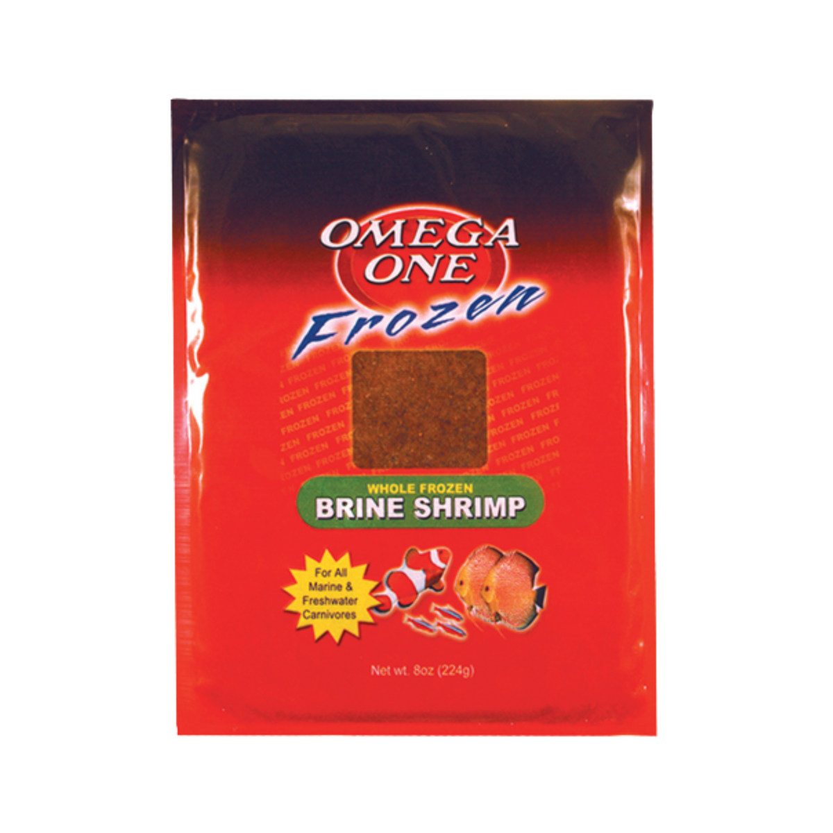 Omega One Frozen Brine Shrimp Flat Pack