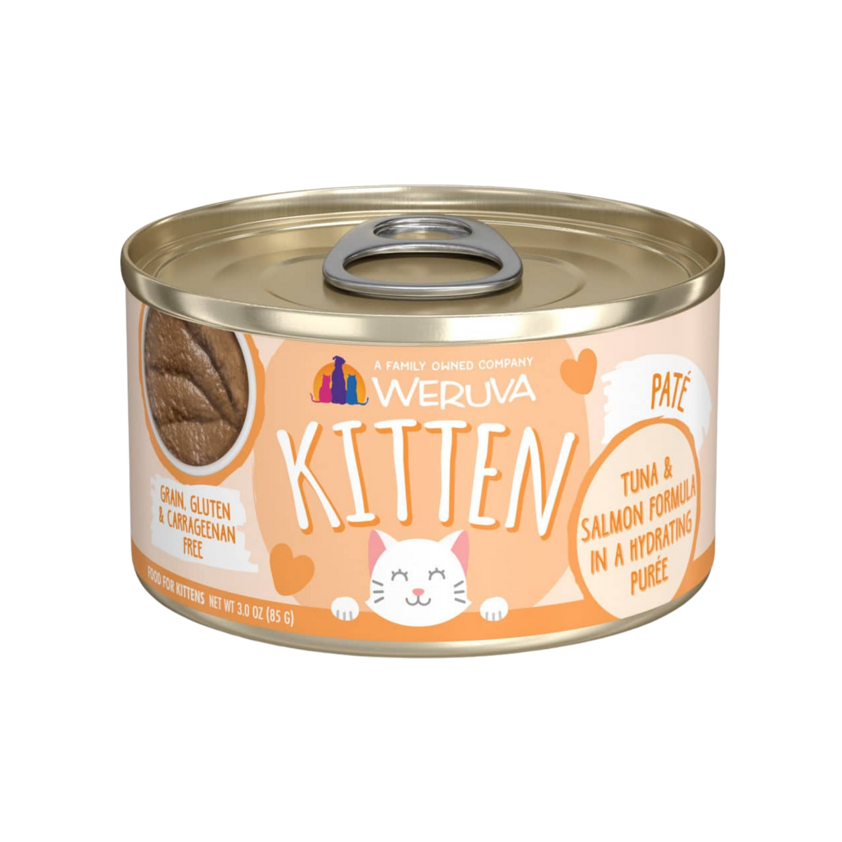 Weruva Tuna & Salmon Formula in a Hydrating Puree Canned Kitten Food