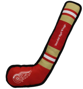 Pets First Detroit Red Wings Hockey Stick Dog Toy