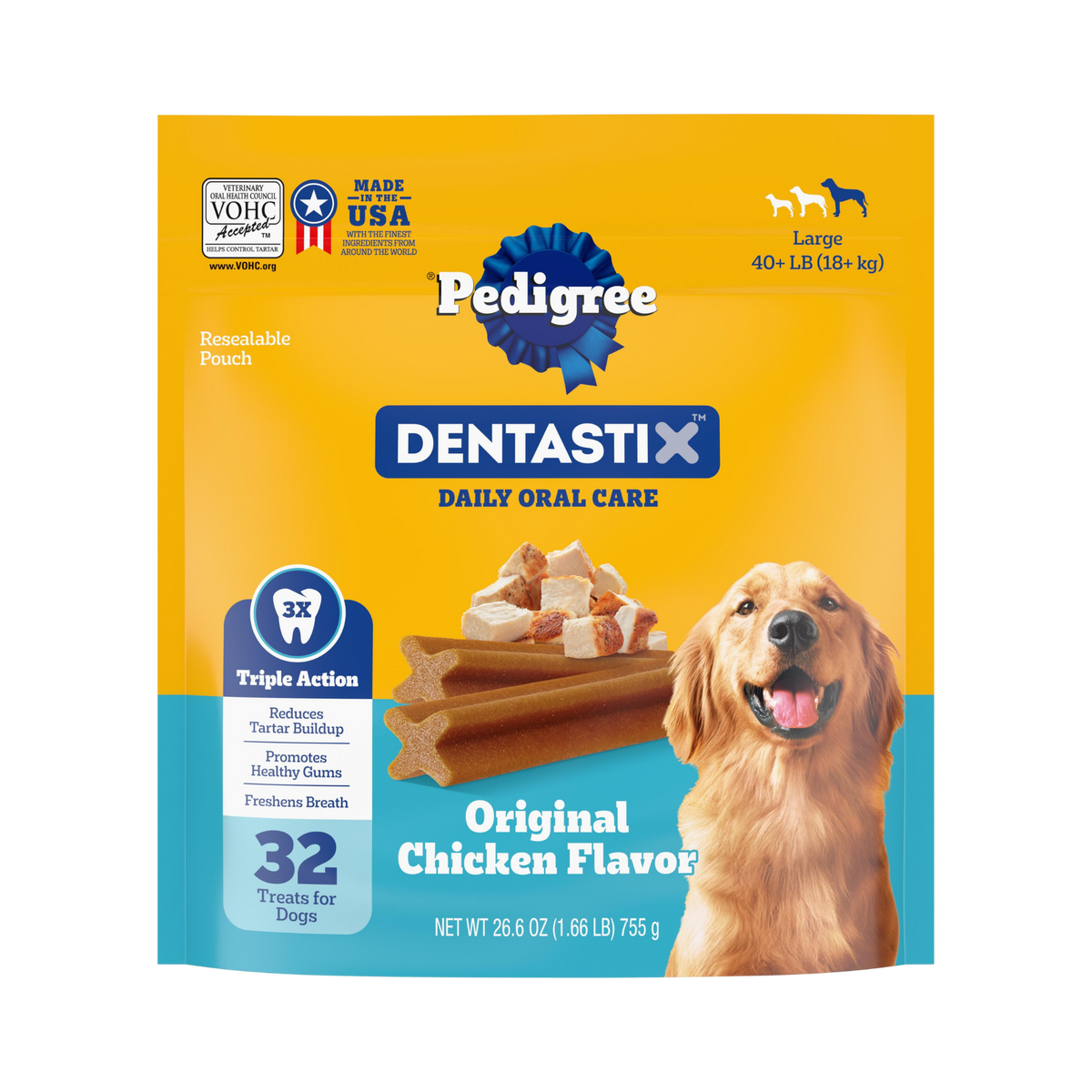 Pedigree Dentastix Large Original Flavor Dental Treats