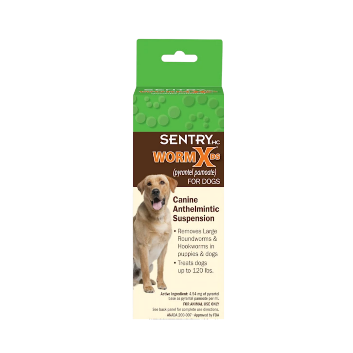 Sentry HC WormX DS Liquid De-Wormer for Dogs & Puppies 2 oz