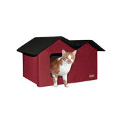K&H Thermo Heated Outdoor Kitty House Extra-Wide