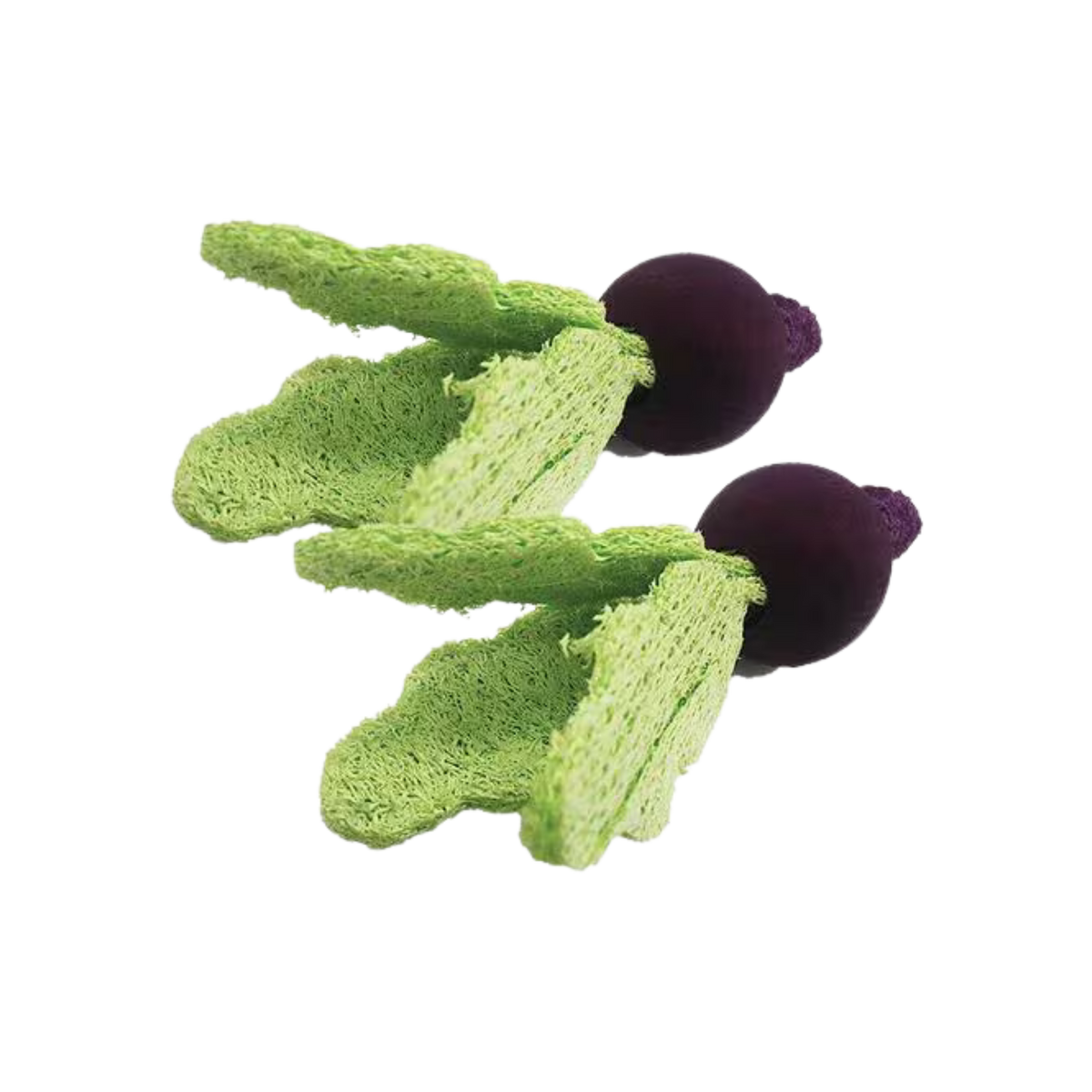 A&E Nibbles Loofah Turnip Small Animal Chew Toy