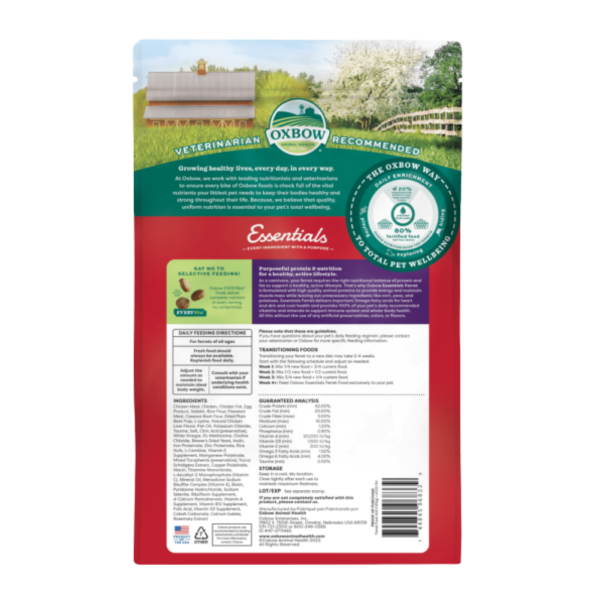 Oxbow Essentials Ferret Food 4 lb