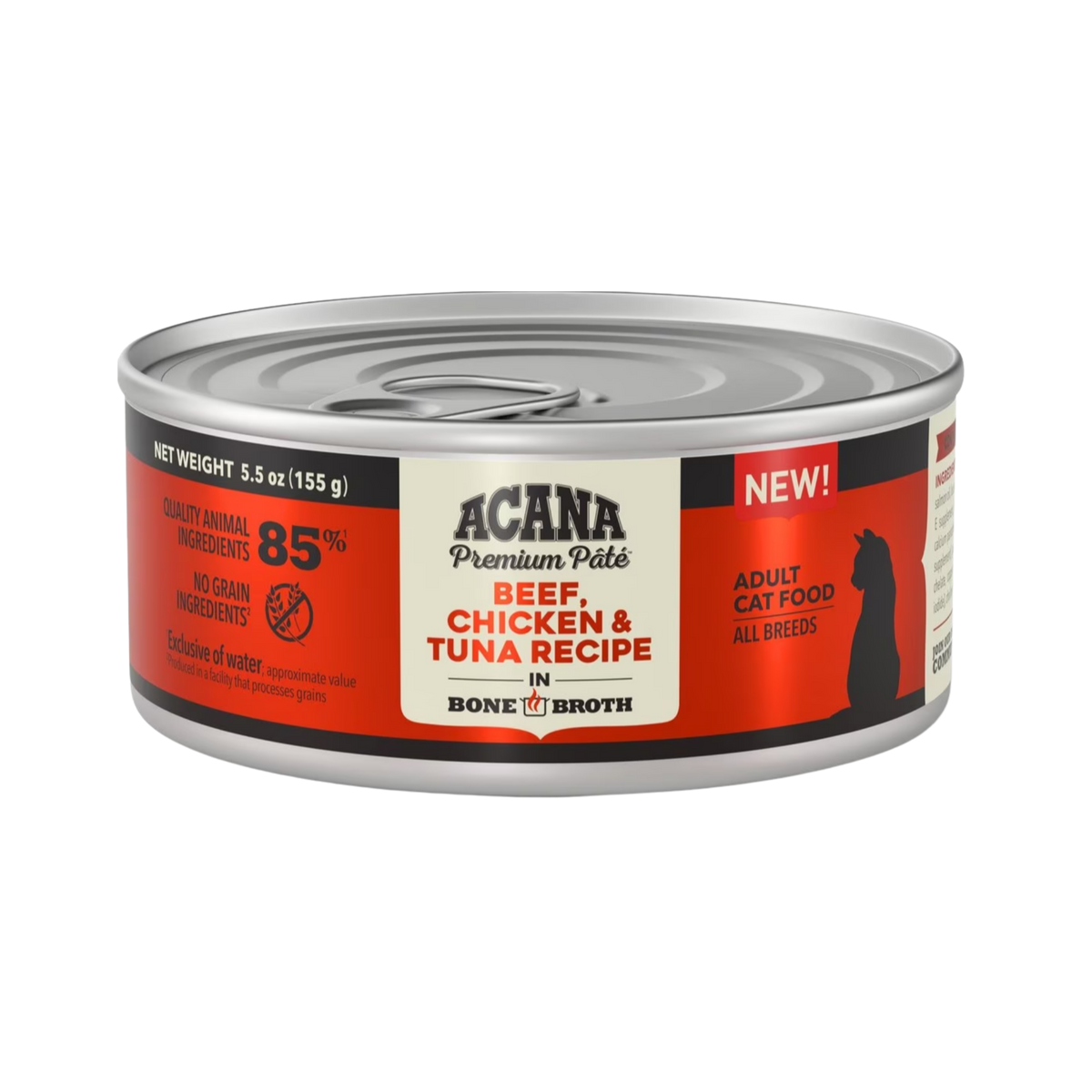 Acana Premium Pate, Beef, Chicken & Tuna Recipe Canned Cat Food