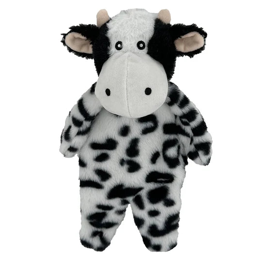 Petlou Floppy Cow Plush Dog Toy 13 in