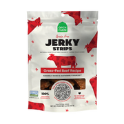 Open Farm Grain-Free Grass-Fed Beef Recipe Jerky Strips Dog Treats 5.6 oz