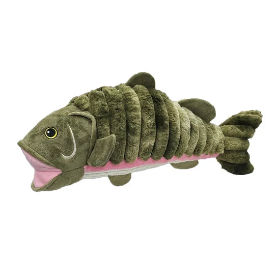 Petlou Farm Friends Salmon Plush Dog Toy 26 in