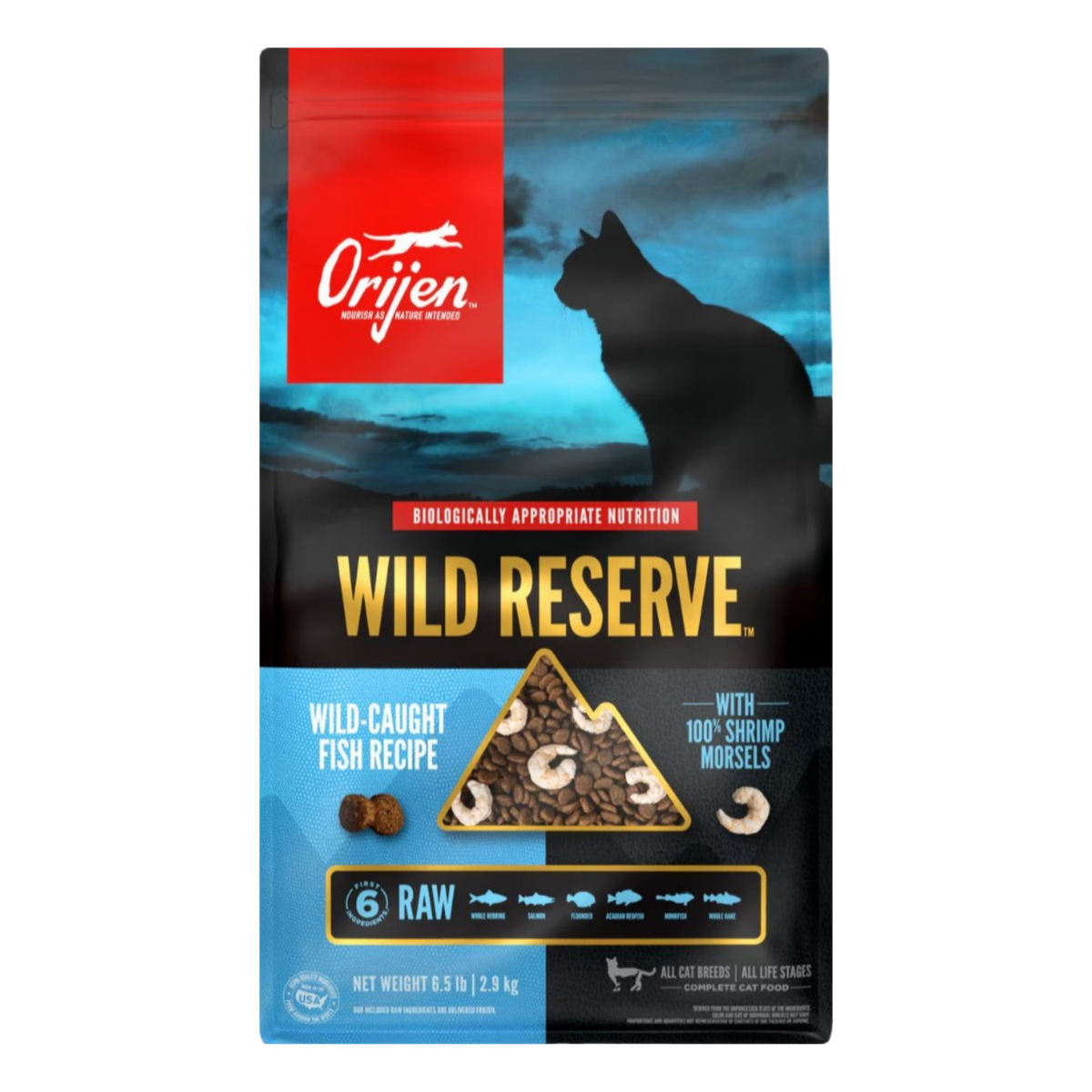 Orijen Wild Reserve Wild Caught Fish Recipe Dry Cat Food 6.5 lb