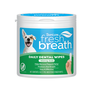 Tropiclean Fresh Breath Finger Dental Wipes for Pets 50 ct
