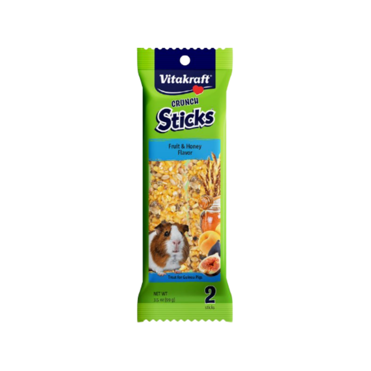 Vitakraft Crunch Sticks With Fruit & Honey Flavor Guinea Pig Treats 3.5 oz