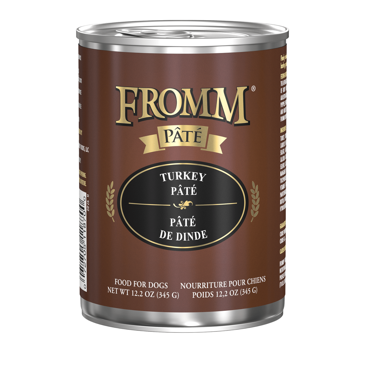 Fromm Turkey Pate Canned Dog Food 12 oz
