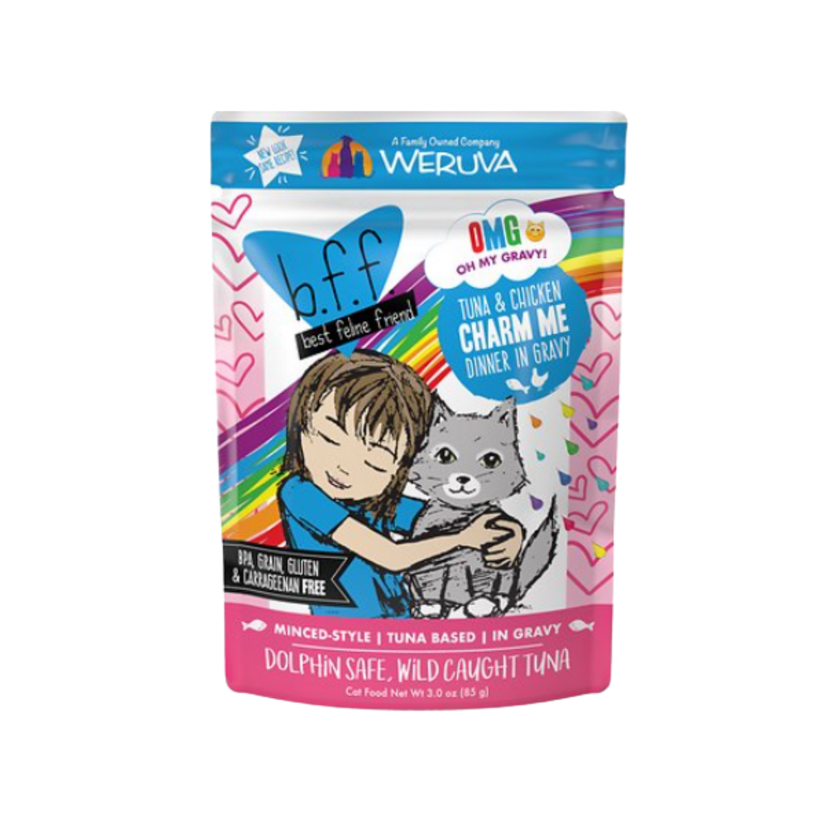 Weruva B.F.F. Oh My Gravy Devour Me Tuna & Duck Dinner In Gravy Grain-Free Wet Cat Food