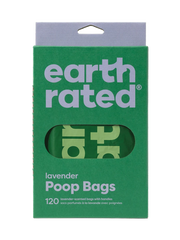 Earth Rated Lavender Scented Handle-Tie Dog Waste Bags 120 pk